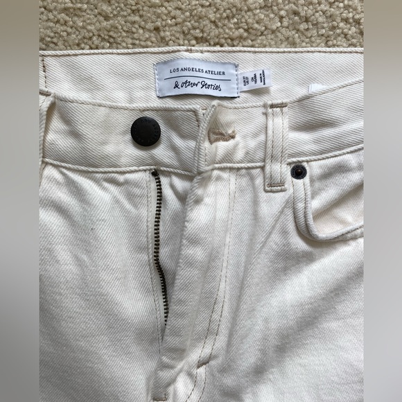 NEVER WORN & OTHER STORIES WHITE JEANS - Picture 2 of 3